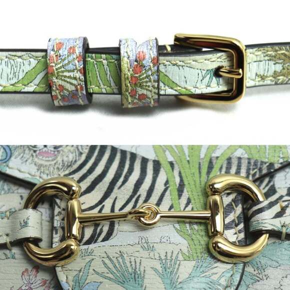 GUCCI Black Horsebit Shoulder Bag - Picture 4 of 8